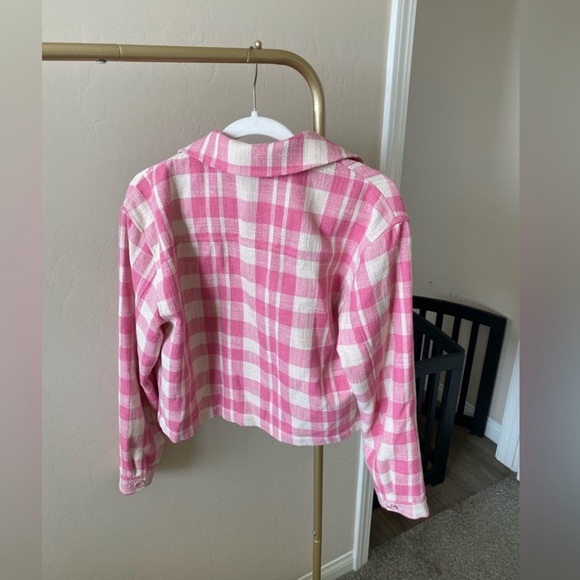 Charlie B cute pink checkered jacket NWT - Picture 5 of 5